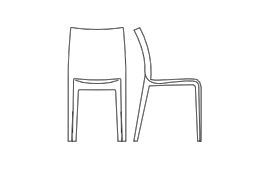 Обеденный стул Kartell Ami Ami 5820