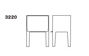 Прикроватная тумбочка Kartell Small Ghost Buster 3220
