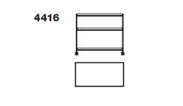 Этажерка Kartell Trays 4416