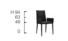 Дизайнерский стул Frag Bella HPW FG 320.12