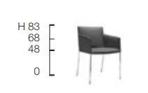 Дизайнерское кресло Frag Kati PZ FG 415.02