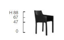 Дизайнерский стул Frag Nisida P FG 342.01