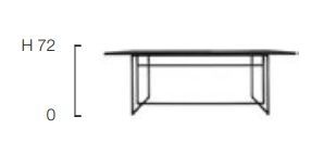 Элегантный стол Frag Bak Table FG 442.00