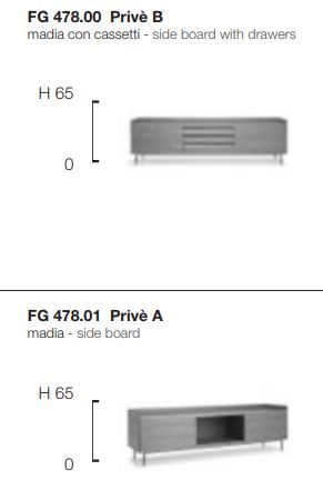 Стильный буфет Frag Privè B FG 478.00