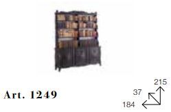 Книжный шкаф Chelini Fmoo 1249