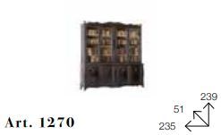 Книжный шкаф Chelini Fmoo 1270