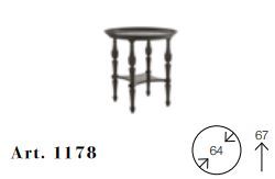 Роскошный столик Chelini Ftto 1178