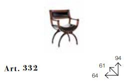 Удобный стул Chelini Fipo 332