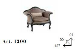Дизайнерское кресло Chelini Fipo 1200