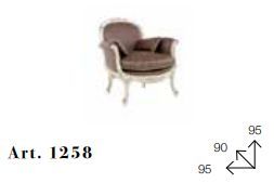 Дизайнерское кресло Chelini Fipb 1258