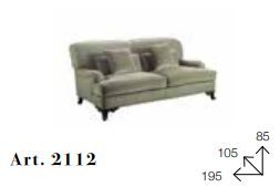 Мягкий диван Chelini Fidb 2112