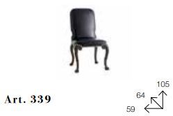 Удобный стул Chelini Fisb 339