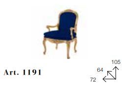 Дизайнерское кресло Chelini Fibp 1191