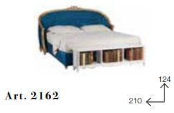 Элегантная кровать Chelini 2162