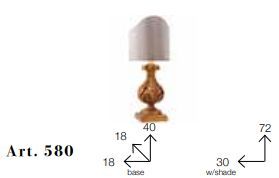 Настольная лампа Chelini Febp 580