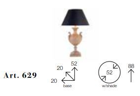Стильная лампа Chelini Febp 629