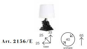 Стильная лампа Chelini 2156/E