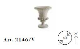 Классическая ваза Chelini 2146/V