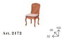 Деревянный стул Chelini 2172
