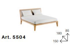 Дизайнерская кровать Chelini 5504