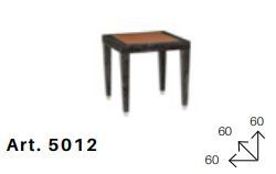 Квадратный столик Chelini 5012