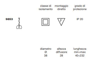 Элегантный светильник Kartell Small Fl/y 9053