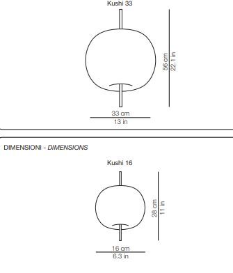 Современный светильник Kundalini Kushi Suspension