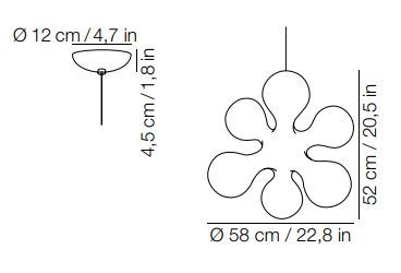 Подвесной светильник Kundalini Atomium Ceiling