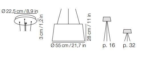 Дизайнерский светильник Kundalini Tripod Ceiling