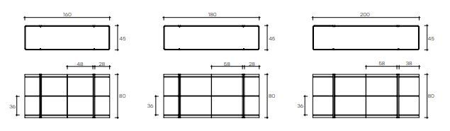 Современный буфет Fiam Milo Sideboard