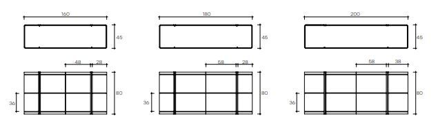 Современный буфет Fiam Milo Sideboard