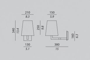 Дизайнерский светильник Contardi Quadra Joint Ap