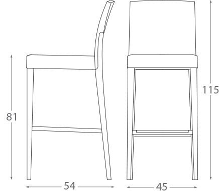 Барный стул Montbel Charme 02581