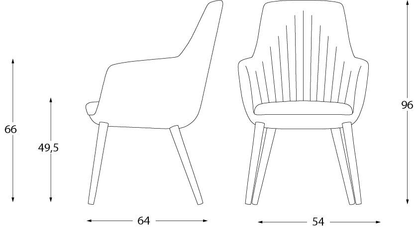 Дизайнерское кресло Montbel Danielle 03632