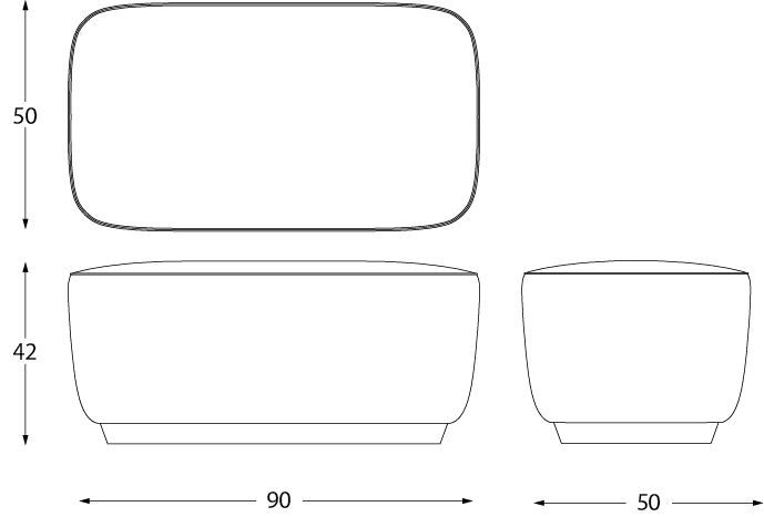 Модный пуф Montbel Diadema 04030