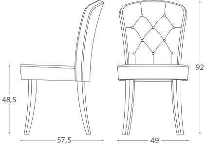 Дизайнерский стул Montbel Euforia 00111K