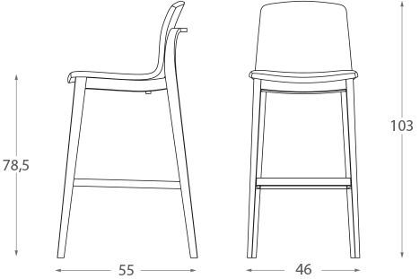 Барный стул Montbel Light 03281