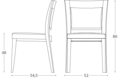 Дизайнерский стул Montbel Logica 00917