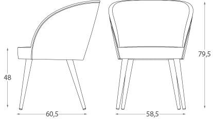 Оригинальный стул Montbel Rose 03037