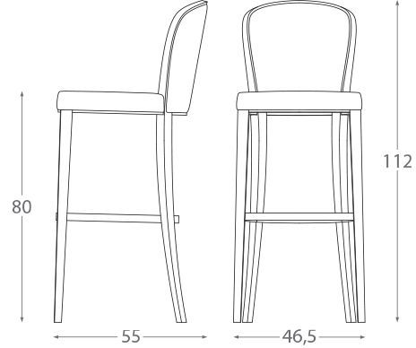 Барный стул Montbel Timberly 01784