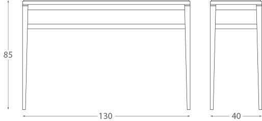 Стильная консоль Montbel Toffee 821