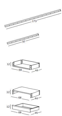 Дизайнерский комбинируемый комод Magis My Storage