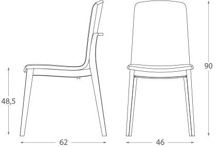 Обеденный стул Montbel Light V3211
