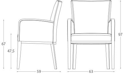 Дизайнерское кресло Montbel Logica V0936
