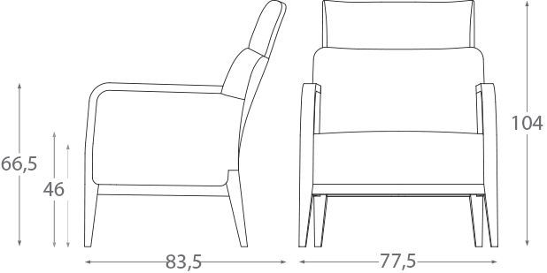 Дизайнерское кресло Montbel Opera V2242