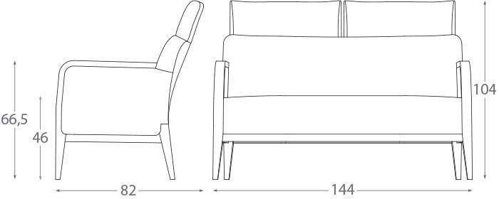 Дизайнерский диван Montbel Opera V2252