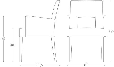 Дизайнерский стул Montbel Zenith V1634