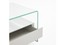 Низкий стеклянный стол с полкой SovetItalia Bridge with drawer and shelf