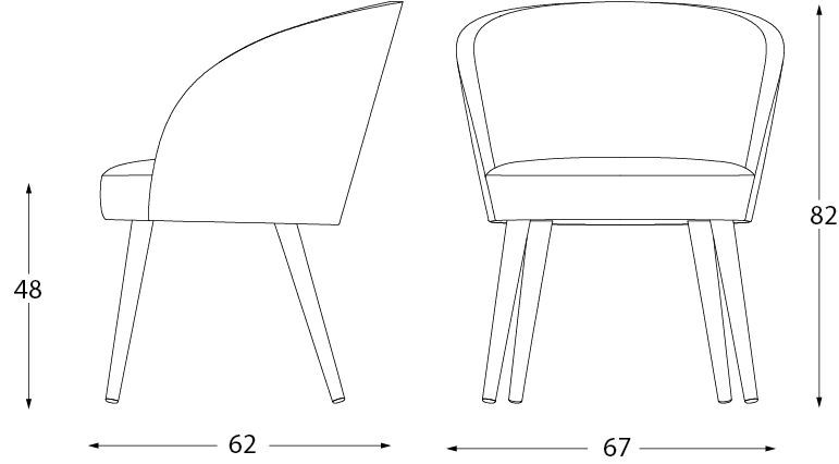 Дизайнерское кресло Montbel Rose 03061