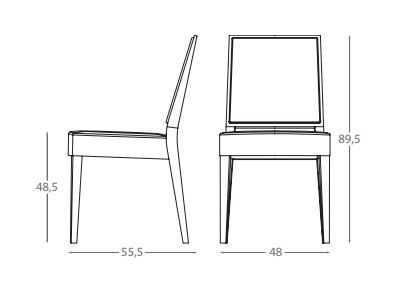 Дизайнерский стул Montbel Timberly 01715